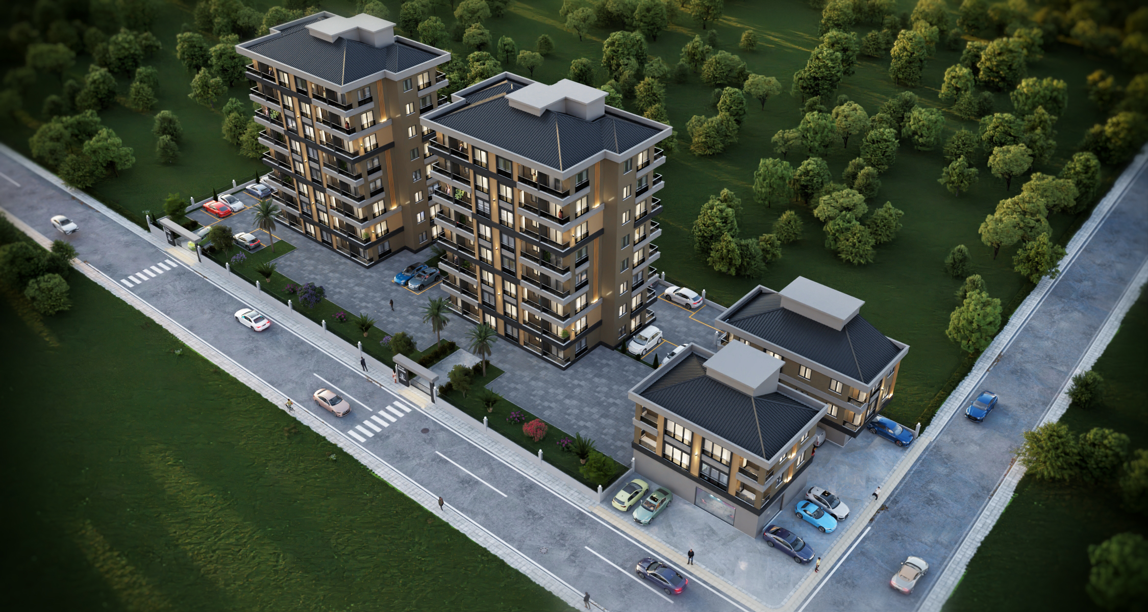 Şanser Şahin'den Ömer Towers'ta Üniversite, Hastane ve Havaalanı Yakını 1+1